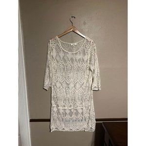 New. Med/Large Sheer Umgee Top. Elbow Sleeve